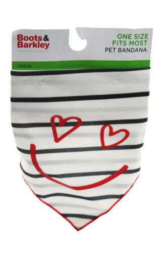 Love Dog Bandana - White Stripe - Boots &amp; Barkley™ - $4.95