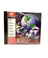 Comptons Deluxe 3D World Atlas PC CD-ROM Home Library Geography Educatio... - £6.35 GBP
