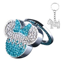 Bling Push t Button Cover  Blue Pink Cute Car Accessories for Women Engine t Sto - £31.69 GBP