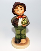 Goebel Hummel Boy with Lost Stocking Porcelain Figurine #374, TMK6 - £15.67 GBP