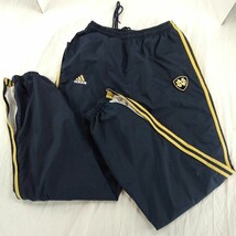 Adidas Track Pants Mens Sweatpants Navy Blue Size w/ Notre Dame Patch RN 88387 - £23.60 GBP