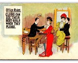Comic Office Clerks Can See their Best Girls When They Please DB Postcar... - $4.90