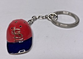 St. Louis Cardinals Metal Baseball Hat Keychain SKU A1-15 - £10.17 GBP
