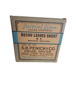 NOS Antique 1900&#39;s Buchu Leaves Herb 1oz Crude Drugs Quack Medicine Peni... - $9.60