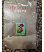 Disney USPS Stamp The Art of Disney Little Mermaid Ariel &amp; Flounder Lape... - $34.38 CAD