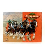 Budweiser Clydesdale Horses, 12.5 x 16 Metal Poster, Bar/Man Cave Decor,... - $185.97 MXN