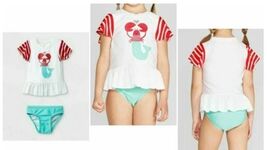 Girl Swimsuit 2T Mermaid Lobster Heart Two-Piece - Cat &amp; Jack™ - €0,85 EUR