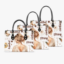 Personalised Women's Handbag Tote Bag, Affirmations - £47.19 GBP - £65.57 GBP