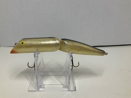 Vintage Jointed Pikie Muskie Bait Fishing Lure Unused Sparkly 7&quot; Long - £55.92 GBP