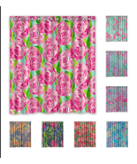 8 Pattern Lilly Pulitzer Custom Waterproof Polyester Shower Curtain - $608.14 MXN+