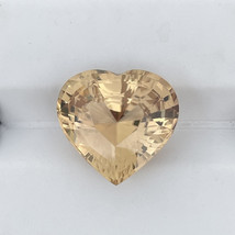 Rare Certified Natural Champagne Sinhalite 10.41 Cts Heart Cut Loose Gemstone - £2,118.29 GBP
