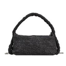 2023 New Arrival Vintage Jean Purse Woven Top Handle Handbags Designer Chain Cro - £63.31 GBP
