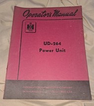 IH International UD-264 Power Unit Engine Operators Manual - $16.82