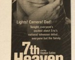 7th Heaven Tv Guide Print Ad Advertisement Stephen Collins TV1 - £4.65 GBP