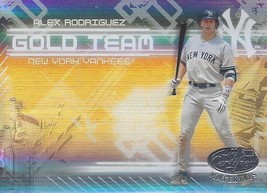2005 Leaf Certified Materials Gold Team Mirror Alex Rodriguez 2 Yankees  - £3.99 GBP