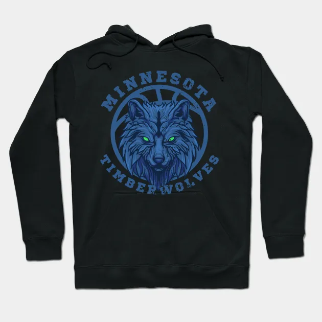 Minnesota Timberwolves Retro Fanart Hoodie - $36.99