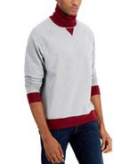Club Room Men&#39;s Turtleneck Fleece Sweatshirt in Soft Grey Heather-Size XL - $34.25 CAD