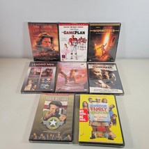 Lot of 8 New DVDs Game Day Musketeer Fantasy  Last Samurai Johson Vacation More - £22.77 GBP