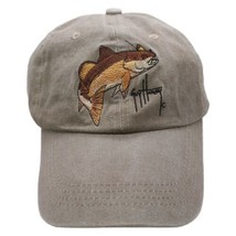 Guy Harvey Aftco Bluewater Cap Embroidered Fish Grayish Color One Size Fits All - £11.06 GBP