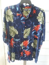 Mens Hawaiian Shirt Puritan SZ 2XL 100% Rayon - £13.18 GBP