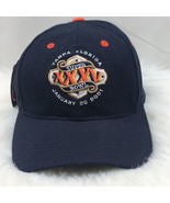 Super Bowl XXXV Tampa Florida 1/28/2001 Hat Cap Navy Blue Baltimore Rave... - $23.33