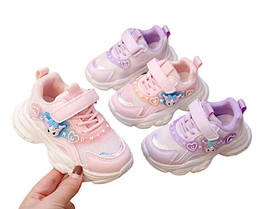 Kuromi Girls Sneakers Light-Up Breathable Soft Toddler Sport Shoes Kids ... - £19.16 GBP