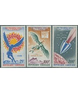 Gabon 1970 SG382-384 History of Flight set MNH - £2.80 GBP