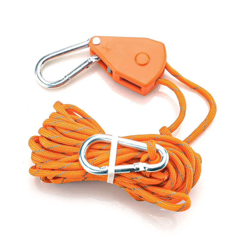 Sporting 4/5M Adjustable Lanyard Hanging For Tent Fan Grow Plant Lamp Pulley Rop - £18.48 GBP