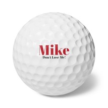 Personalized Golf Balls, Custom Name &quot;Don&#39;t Lose Me&quot;, Gift for Golfer, 6 pieces - £23.94 GBP