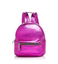 Street Level Metallic Mini Backpack Fuschia MP403 $60 - $28.79