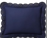 Ralph Lauren Eyelet Deco pillow Mirabelle Navy $215 - $102.67