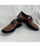 Gatsby Men&#39;s Brown Leather Oxford Orthopedic Dress Shoes Size 6 - $45.60 CAD