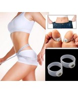 LOSE WEIGHT LOSS Get SLIM Fitness Silicone Magnetic Toe Rings US SELLER ... - £6.95 GBP