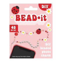 DIY Ladybug Bead It Phone Charm or Bracelet Kit Kids Craft Gift - £7.95 GBP