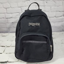 Jansport Backpack Black Book Bag Tote  - £23.22 GBP