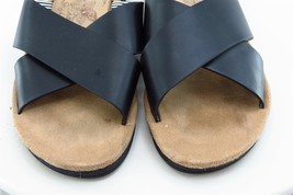 IZOD Sz 7 M Black Slide Synthetic Women Sandals Alyssa - £15.74 GBP