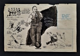 1945 Antique B Franklin Drake Orig Art Sports Dr Walter Kallenbach Ri College? - £92.39 GBP