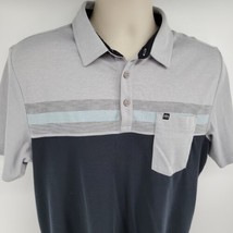 Travis Matthew Golf Shirt Men&#39;s Size L Blue Polo - £19.42 GBP