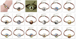 Variety Horse Fashion Bracelet Jewelry White Black Brown Leather USA Shipper - £5.38 GBP