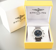 *BREITLING BENTLEY MOTORS SPECIAL EDITION BLUE DIAL WATCH A25362 - $52,343.09 MXN