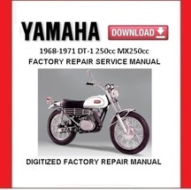 1968-1971 YAMAHA DT-1A B C S E MX250cc Factory Service Repair Manual - $20.00