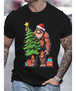 Men&#39;s Christmas Bigfoot 3D Printed T-shirt, Casual Round Neck Short Slee... - $332.73 MXN+
