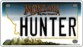 Hunter Montana Novelty Mini Metal License Plate Tag - £11.76 GBP