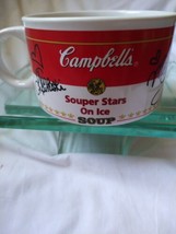 Campbell&#39;s Soup Souper Stars On Ice Coffee Soup Mug Kwan, Lipinski, Bobek - £7.08 GBP