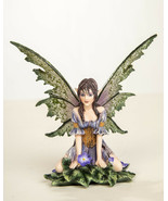 Artist Amy Brown &#39;Wild Violet&#39; Elven Meadow Fairy 5.5&quot; Statue Figurine L... - £21.23 GBP
