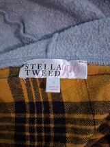 Stella tweed girls jacket with hood - size 6 - $8.91