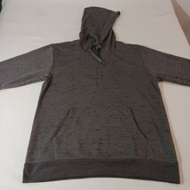Hollywood Jean People Hoodie Men's Size L Gray 1/4 Zip Cotton Blend Sweatshirt image 11