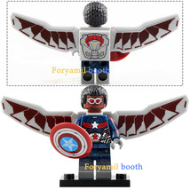 Falcon (New Captain America) Avengers Endgame Marvel Minifigures Toy New - $2.95