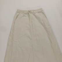 Dazy Women's Beige/Cream Front Zipper Pull-On Skirt Pockets Size Small Waist 24" image 13