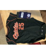 MLB Baltimore Orioles Boys&#39; Bodysuit Jersey 0-3m - £7.47 GBP